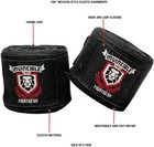 Amber Fight Gear 180-inch Elastic Hand Wraps For Boxing   Mma - Premium Quality
