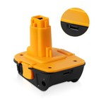 Usb Adapter For Dewalt Dca1820 Battery Converter 18v To 20v Max Li-ion Tools New