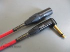 Mogami W2549 Red   Gold Xlr Male To Right Angle 1 4  Ts   Unbalanced Cable