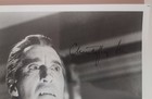 Christopher Lee Autograph 8x10 Photo Dracula  hammer Films  Beckett Cert