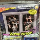Spirit Halloween Zombie Asylum Wow Window Posters Backlit Reusable Decor New