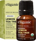 Organic Lemon Tea Tree Essential Oil For Diffuser  Pure 0 34 Oz
