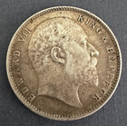 1906 British India 1 Rupee Silver Coin -- Vf xf