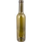 24 Count Farro Glass   Premium Wine Bottles   Bordeaux   Antique Green   375 Ml