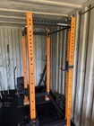 Titan X-3 Adjustable Steel Power Rack Orange Black Squat Rack Gym Equipment