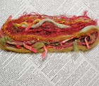 Fiber Yarn Sample Pack Wild Cherry 12 Yd Craft Embellishments Slow Stitch Weave