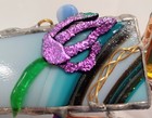 Stained Glass Kaleidoscope - Flowers  Rose  Lotus  Trowel