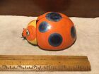 Vintage Tin Litho Large 5 5    Wind-up Lady beetle Bug Toy-t N Japan