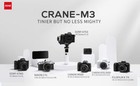 Zhiyun Crane M3 3-axis Handheld Gimbal Stabilizer For Mirrorless Action Cameras