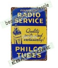 Philco Radio Service Old-time Radio Enthusiast Gifts Metal Tin Sign Wall Metal