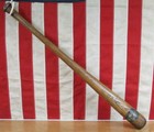 Vintage Hillerich bradsby Wood Baseball Bat Handcarved Ernie Banks Brand W decal