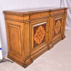 Vintage Ethan Allen Lombardy Marquetry Sideboard Cabinet