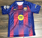 F c  Barcelona 2025 26 Pedri  8 Home Stadium Jersey Size Medium