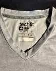 Adidas Techfit Long Sleeve Shirt Men s White Large