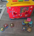 Fisher Price Incrediblock Cube Peek A Block Activity Center Learn Sensory 