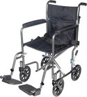 Drive Medical Lightweight Wheelchair With Swing-away Footrest   Folding Walker