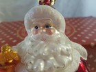 Christopher Radko - Regency Nicholas  Rare 7  Gem Santa Ornament W box