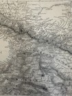 Caucasus Georgia Black Sea To Caspian C 1856 Petermann Swanston Fullarton Map