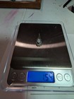 Vintage Native American Sterling Silver Mother Of Pearl Leaf Pendant Signed Jk 1