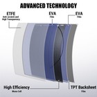 200w Watt 12v Portable Flexible Solar Panel  100w 2pcs  For Rv car Battery home