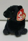 Ty Beanie Babies Cinders The Black Bear 6  15cm  Mwmts Extremely Soft Plush