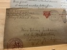 Wwi Aef Letter Cook   Co B 126 Inf  Been In Hospital 55 Days  Best Of Care   