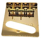 Gold  3 - Barrel Saddle Bridge With 4 Screws Included For Telecaster