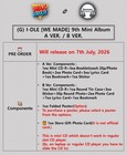  g  I-dle  we Made  9th Mini Album A b Ver mini Cd poster 2 Photo Card etc gift