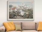 1863 Battle Of Fort Sanders     Knoxville Campaign Civil War Military Print