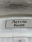 Arrow  Kent Collection   Vintage Dress Shirt Unused Mens Short Sleeve 15 32 33