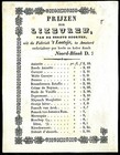 Fine Coated Stock Trade Card Wine List - Bourdeaux  Rotterdam B j p  Fitschy 