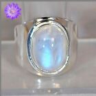 Rainbow Moonstone Gemstone 925 Sterling Silver Ring Handmade Jewelry Ring
