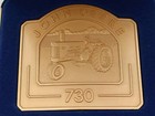 Solid Brass John Deere Tractor Model 730 1991 Vintage Belt Buckle