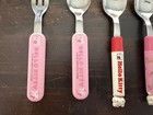 Lot Vintage Hello Kitty Toddler Fork Spoon Flatware Sanrio - 12 Pieces