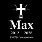 Pet Stone  Memorial  Grave Marker Granite Plaque Headstone Dog Cat Memorial 6x6