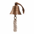 Solid Brass Ship s Bell - 2  Antique Maritime Duty Watch  Wall Mount