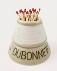 1900 Grand Prix Dubonnet Antique Match Holder Striker Vin Au Quinquina Bar 