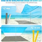 Beach Shade  Upf50  Portable Beach Shade Tent  150 Sq  Ft  Beach Shade Canopy