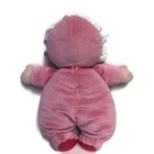 Prestige Baby My First Doll Plush Bright Pink Rattle Blonde Satin Lovey Soft 