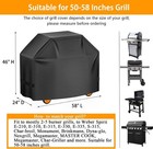 Bbq Gas Grill Cover Barbecue Waterproof Outdoor Heavy Duty Uv Protection 58 Inch