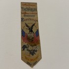Rare Victorian 1884 - 1885 World   s Cotton Exposition Silk Ribbon New Orleans