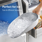 58 Oz One-piece Aluminum Scoop Ice Candy Flour Popcorn Utility Scoop Silver