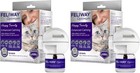 2-piece Set Of Feliway Optimum Diffusers - Advanced Cat Stress Relief  700 Sq Ft