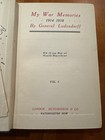 Rare  1919 Vols 1 2 My War Memories 1914-1918 General Ludendorff Hutchinson Wwi