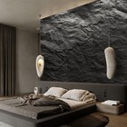 Kasaro 3d Faux Stone Wall Panels  4 Pcs Pu 43 3    23 6 Inch  Cement Black