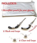 Metal Eyeglass Chain And Sunglass Holder  Stainless Steel Cord  silver Color 