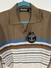 Vintage 1970   s Mens Sweater  Townsley Nwt Mod Retro Indie Lg New W  Tags
