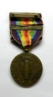 Vintage Ww I U s  Navy Victory Medal With Naval Battery Bar Aged