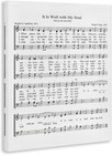 It Is Well With My Soul Vintage Sheet Music Xxl Stretched Canvas Wall Art  Multi
