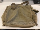 Vintage Us Military Pack Satchel Bag 12x12x5 Green Outdoor Canvas Bag